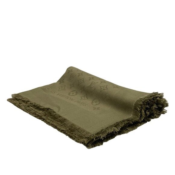 LOUIS VUITTON Shawl Monogram Khaki - Unconfirmed Scarf 416-053025 - Picture 1 of 10